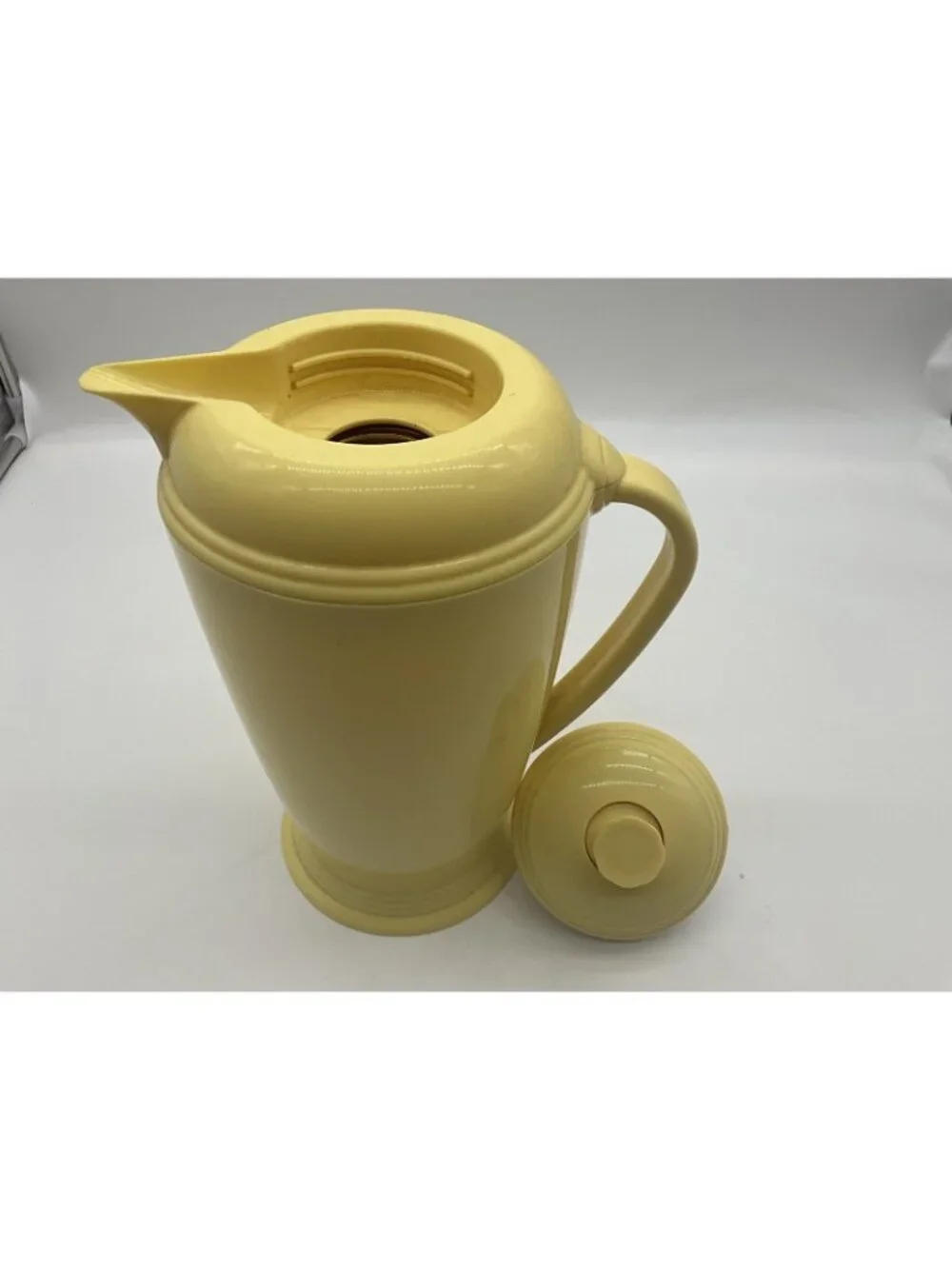 Sunflower Yellow FIESTA Vintage Plastic Insulated Carafe By Copco